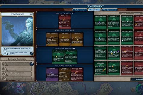 List of policy cards in Civ6 .